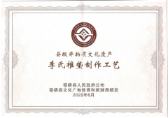 喜報！恭賀李氏椎墊成功申請非物質(zhì)文化遺產(chǎn)